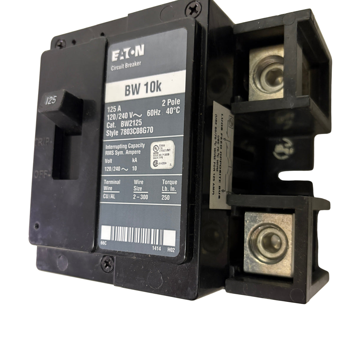 Eaton / Cutler-Hammer - BW2125 - NEW - Circuit Breaker