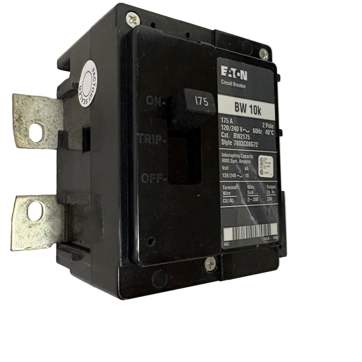 Eaton / Cutler-Hammer - BW2175 - NEW - Circuit Breaker