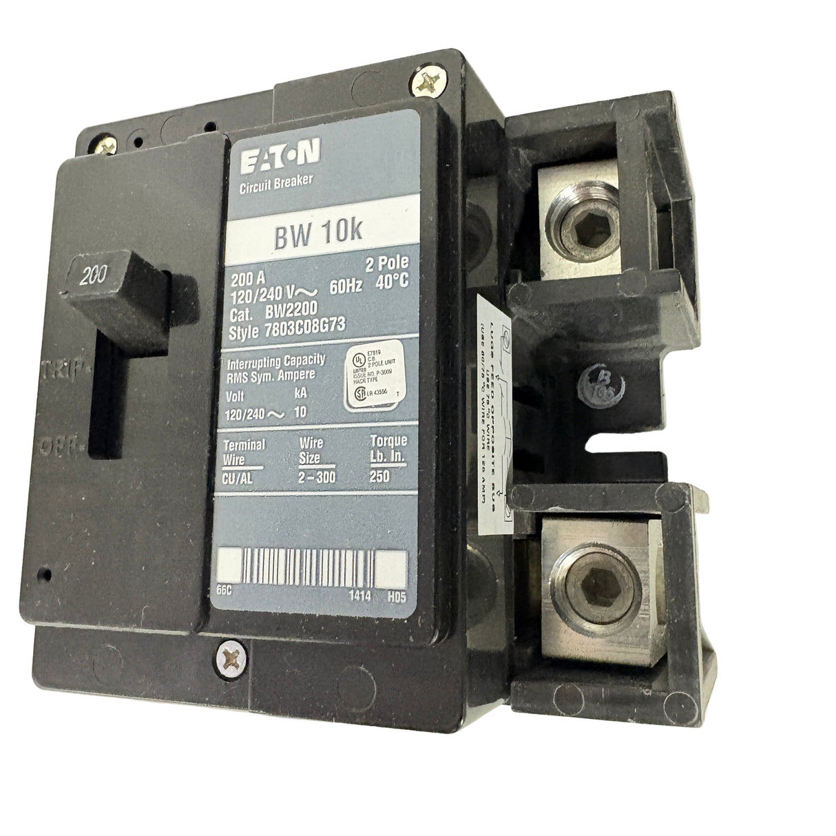 Eaton / Cutler-Hammer - BW2200 - NEW - Circuit Breaker