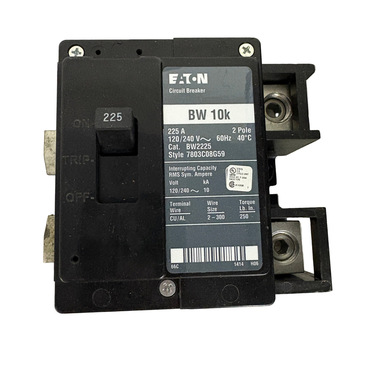 Eaton - BW2225 - NEW - Circuit Breaker