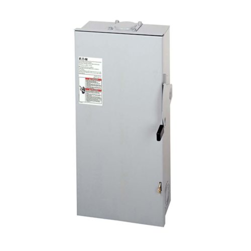 Eaton - DG223URB - NEW - General Duty 2 Pole, 240V, 100A, Non-Fusible, NEMA 3R, Safety Switch