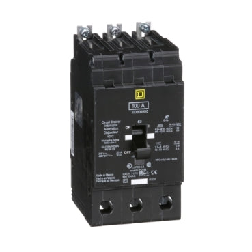 Square D - EDB34100 - NEW - Circuit Breaker