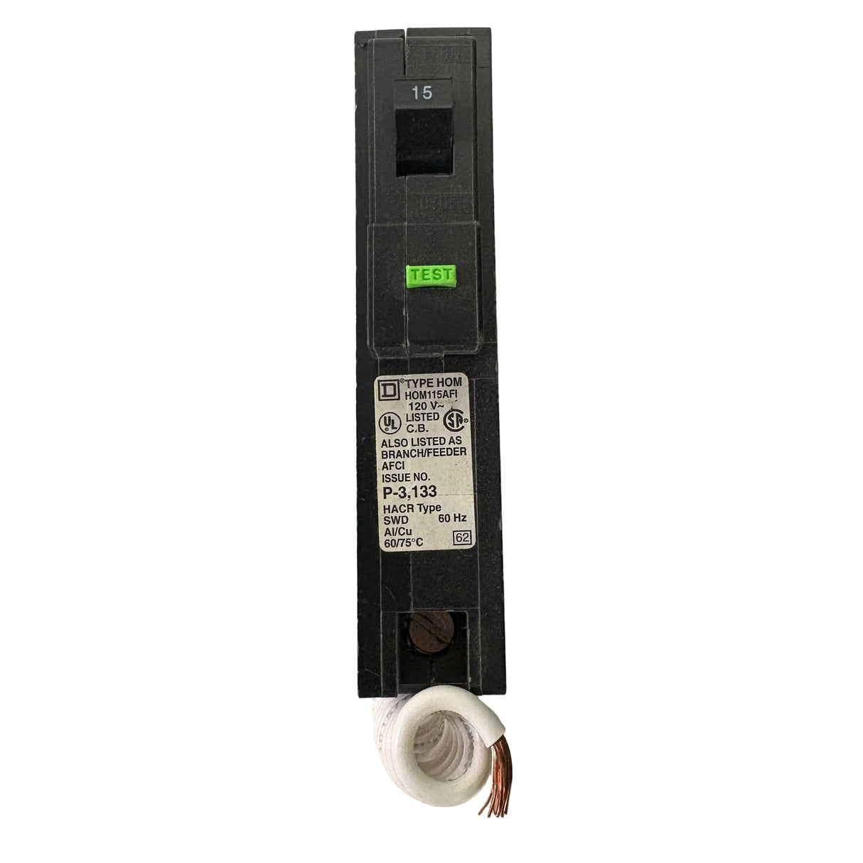 Schneider Electric (Square D) - HOM115AFI - NEW - Circuit Breaker
