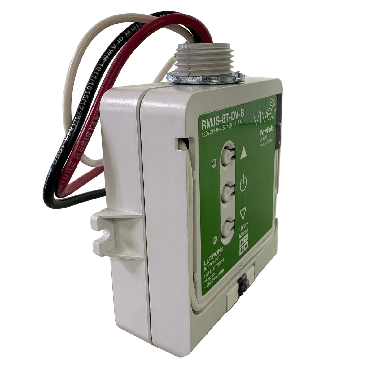 Lutron - RMJS-8T-DV-B - Vive Powpak Dimming Module 120/277V Class 2 installation - NEW