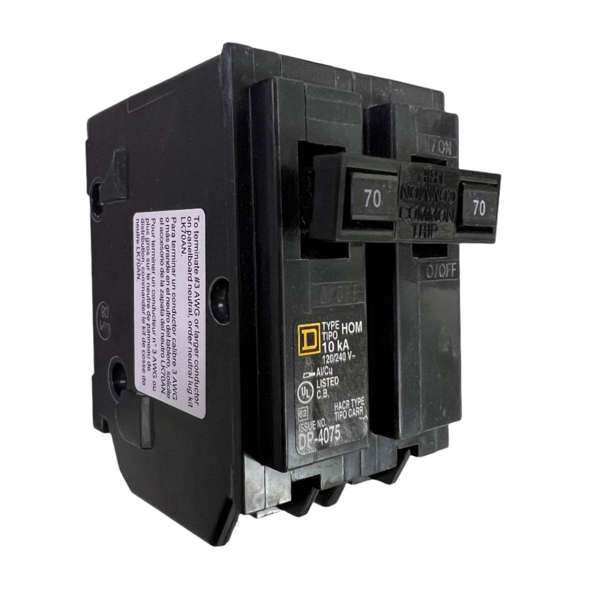 HOM270 Circuit Breaker Homeline Square D