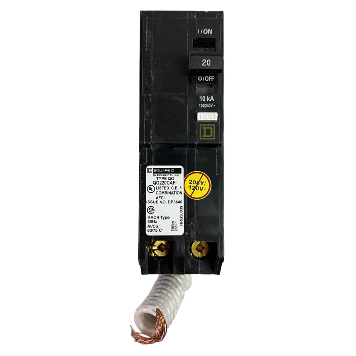 Square D - QO220CAFI - NEW - Circuit Breaker