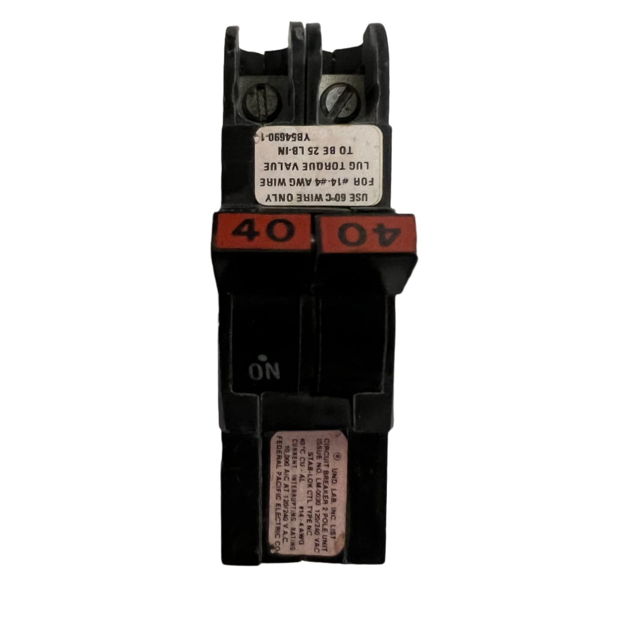 Federal Pacific Electric (FPE) - 0240 (NC0240) - NEW - Circuit Breaker