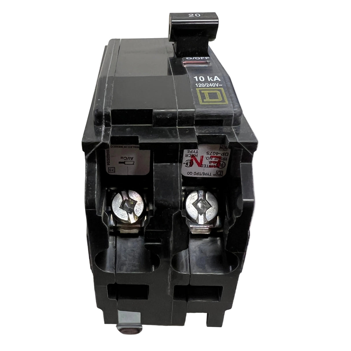 Square D - QO220 2 Pole 20 Amp QO 120/240VAC - NEW - Circuit Breaker