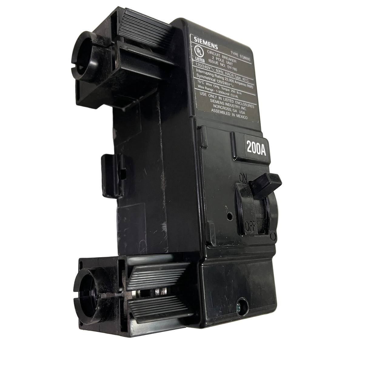 Siemens - MBK200A 2 pole 200 amp Bolt-on, Conversion Kit - NEW - Main Circuit Breaker
