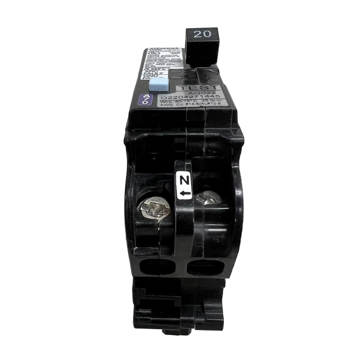 Siemens - Q120DFN 1P 20A Plug-in - NEW - Dual Function (AFCI/GFCI) Circuit Breaker