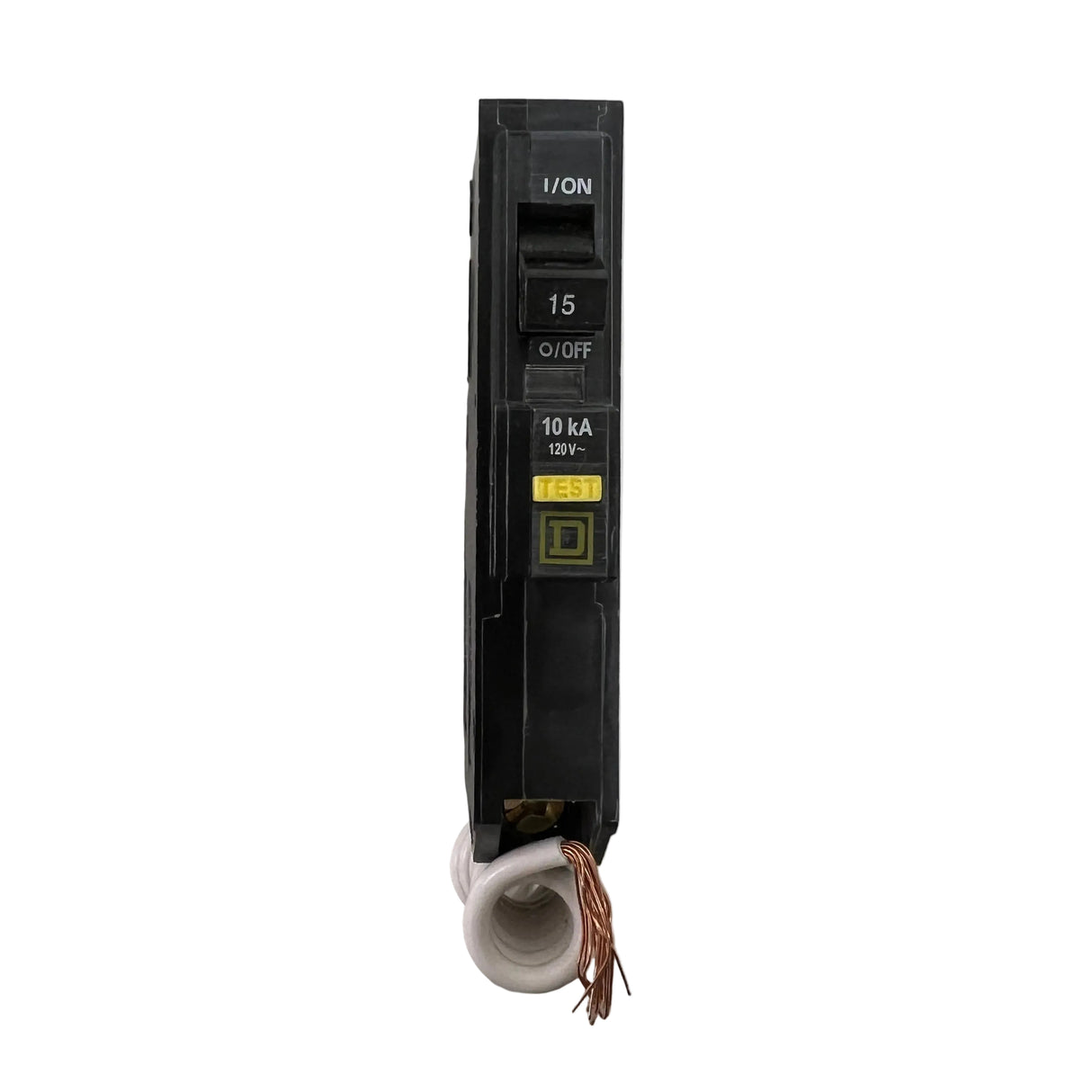 Square D - QO115GFI 1P 15A Plug-in Pigtail GFCI - NEW - Ground Fault Circuit Breaker