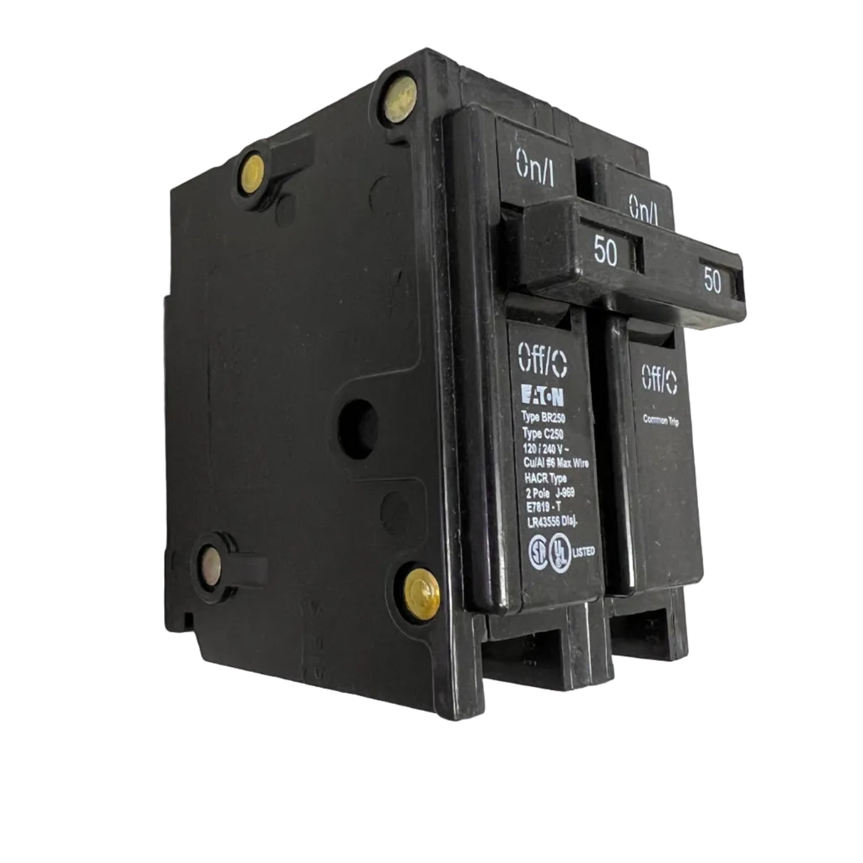 Eaton - BR250 2 Pole 50 Amp BR 120/240VAC - NEW - Circuit Breaker