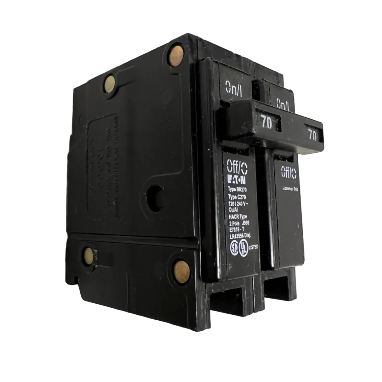 Eaton - BR270 - 2 pole 70 amp Plug-in BR Frame - NEW - Circuit Breaker