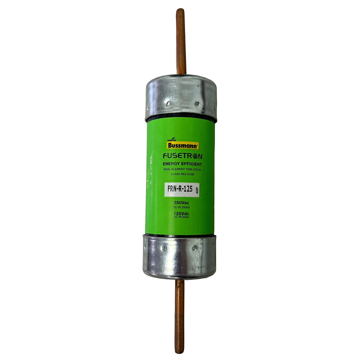 Bussmann FRN-R-125 125 Amp Class RK5 Dual-Element Time-Delay Fuse 250V - NEW
