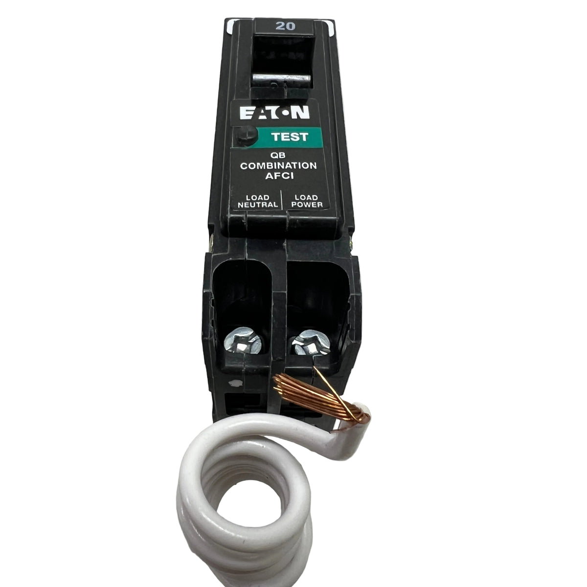 Eaton QB1020CAF 1-pole 20 amp combination AFCI circuit breaker
