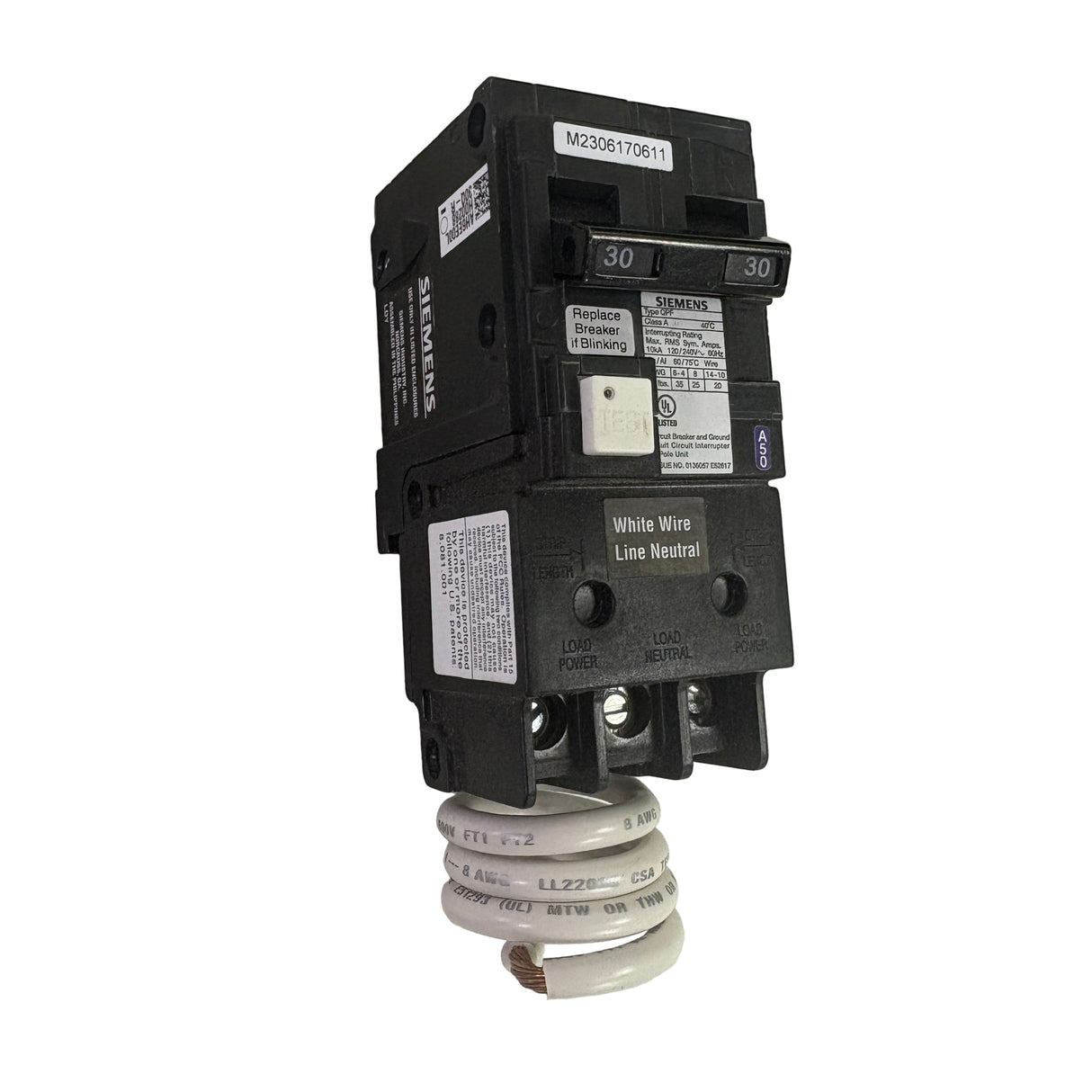 Siemens - QF230A - NEW - Ground Fault Circuit Breaker