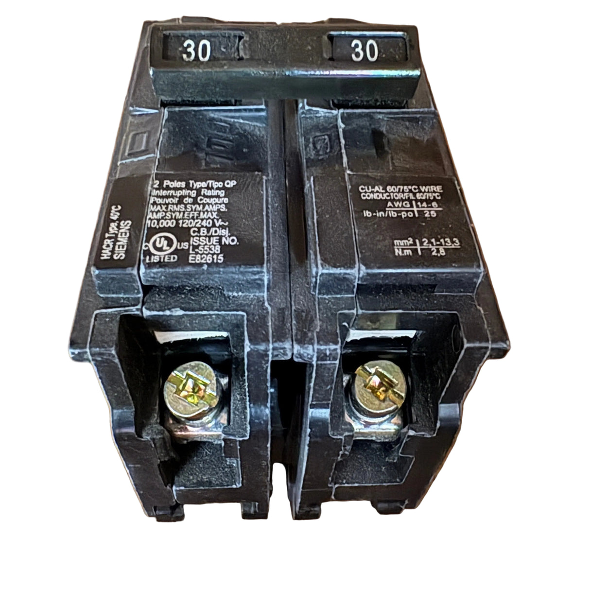SIEMENS - Q230 - NEW - 30 Amp 2-Pole - Circuit Breaker