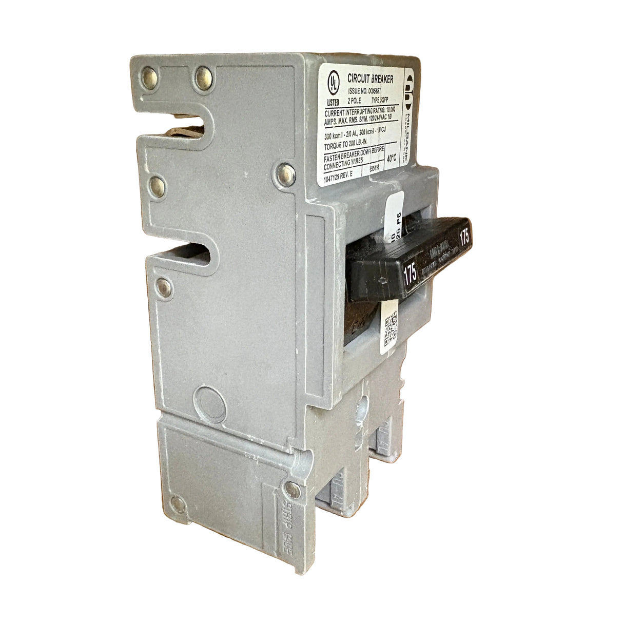 Milbank / Zinsco - UQFP-175 - NEW - Circuit Breaker