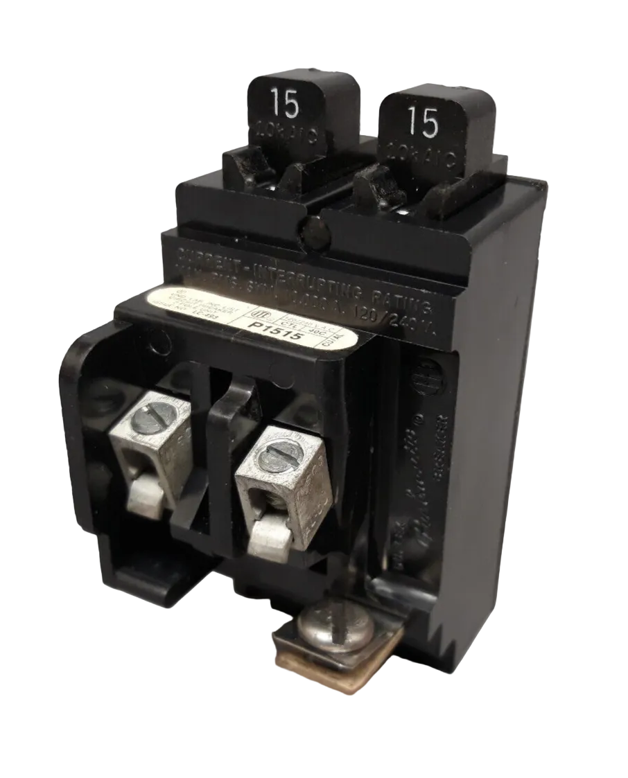 Pushmatic / Siemens - P1515 - 15/15A Dual/Twin - NEW - Circuit Breaker