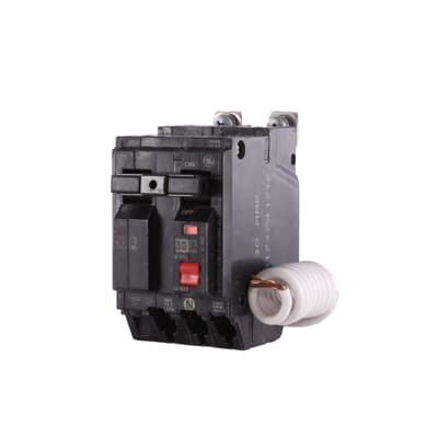 ABB/GE THQB2120GFT 2-Pole 20 Amp THQB GFCI Bolt-On Circuit Breaker 120/240V Pigtail Neutral - NEW