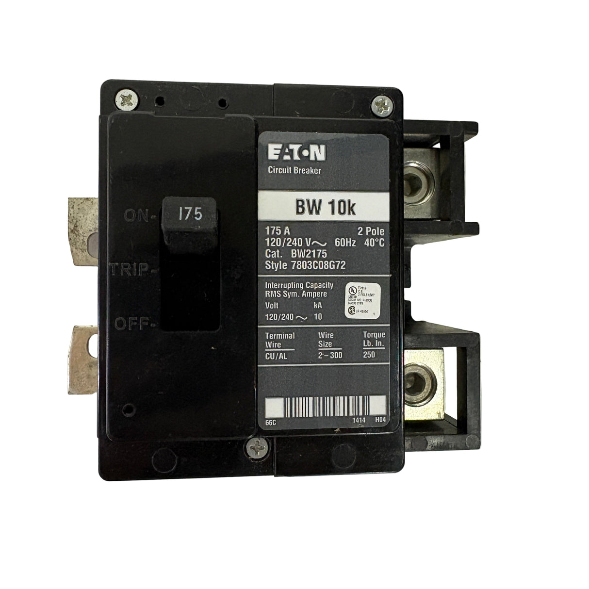 Eaton / Cutler-Hammer - BW2175 - NEW - Circuit Breaker
