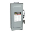 Square D | D222NRB - Safety Switch |General duty, fusible, 2 pole, 3 wire, 240VAC, 60A, Type 3R
