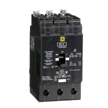 Square D - EDB34080 - NEW - Circuit Breaker
