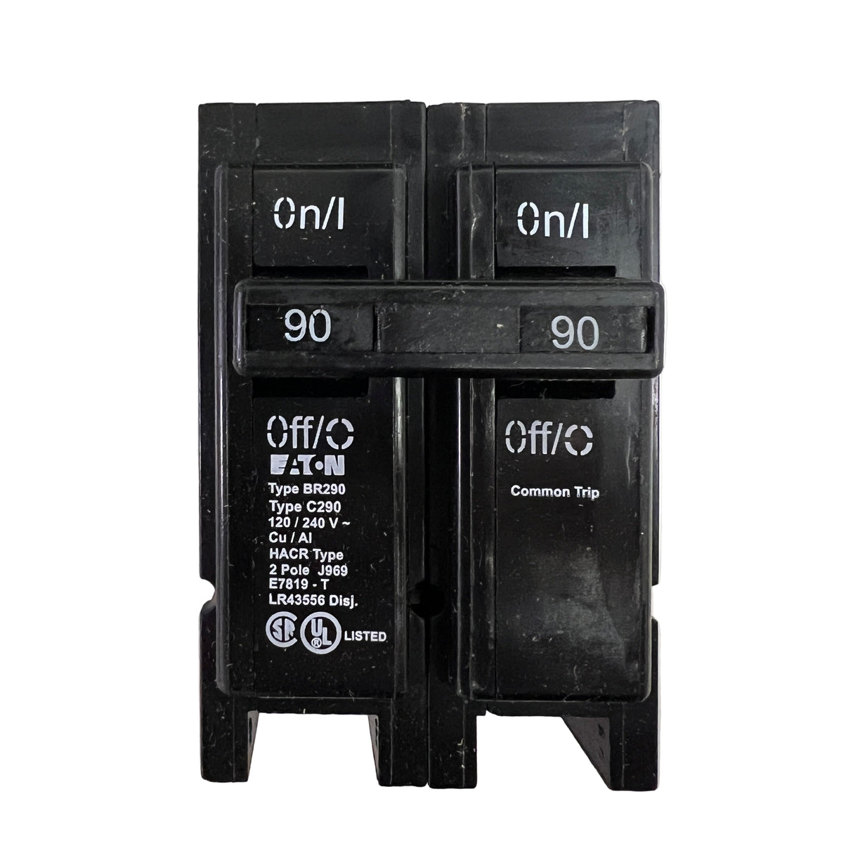 Eaton BR290 2-Pole 90 Amp BR Plug-On Circuit Breaker 120/240V - NEW
