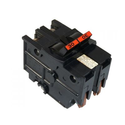 Federal Pacific NA230 2-Pole 30 Amp Thick Plug-On Circuit Breaker
