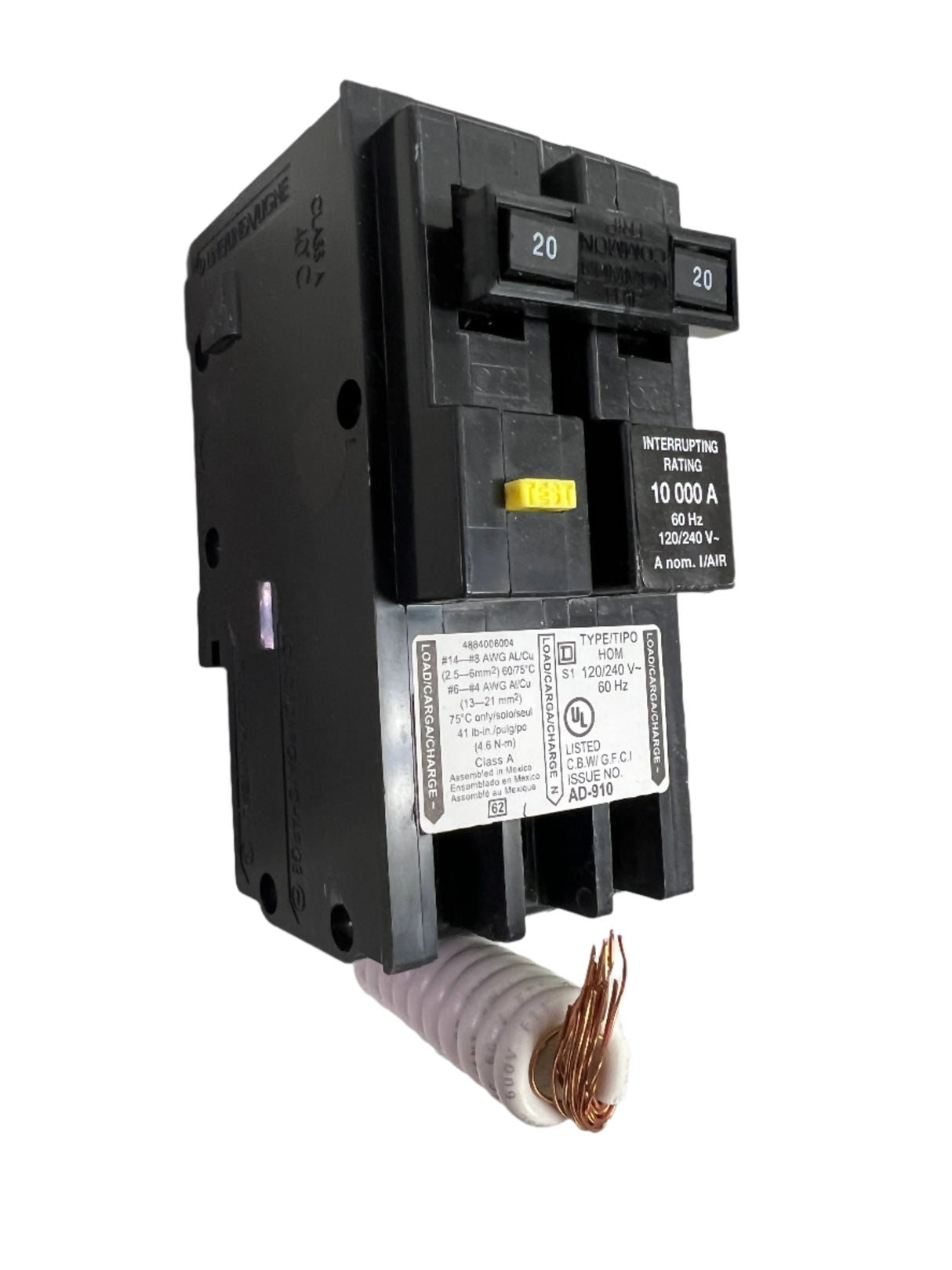 Square D - HOM220GFI / HOM220GFIC  - NEW - Circuit Breaker

