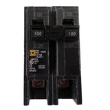 HOM2100 Circuit Breaker Square D 2 pole 100 amp HOMELINE
