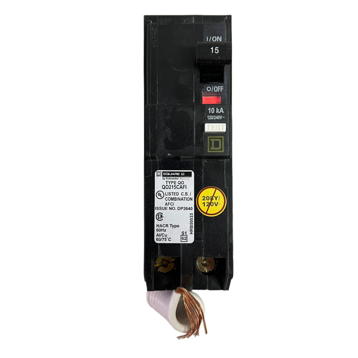Square D - QO215CAFI  - NEW - Circuit Breaker
