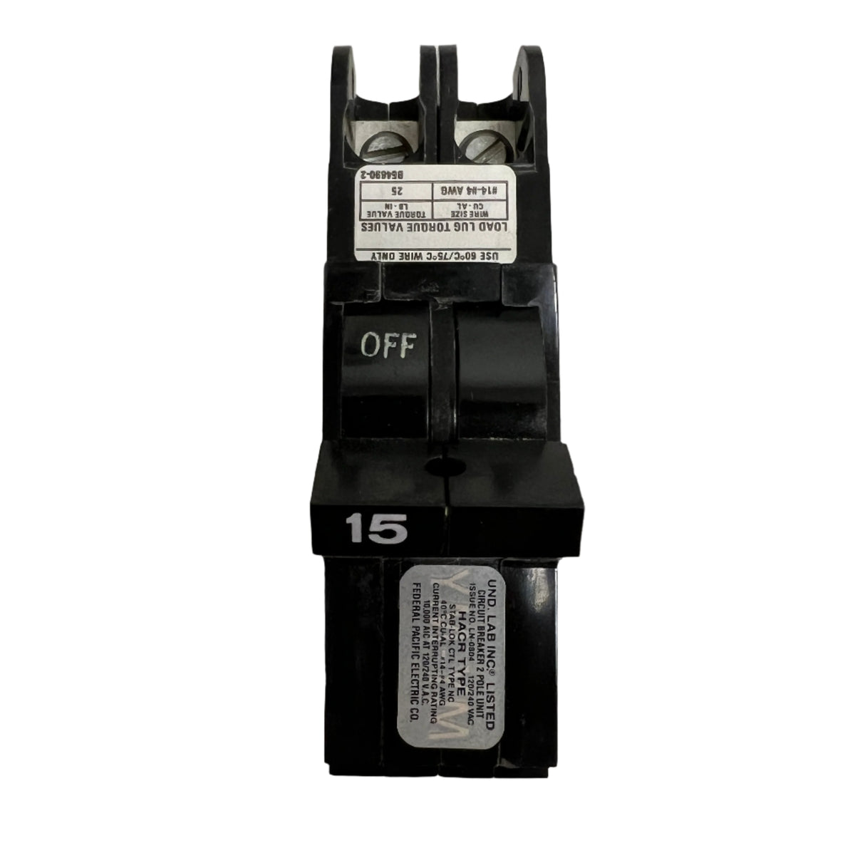 Federal Pacific Electric (FPE) - 0215 (NC0215) - NEW - Circuit Breaker
