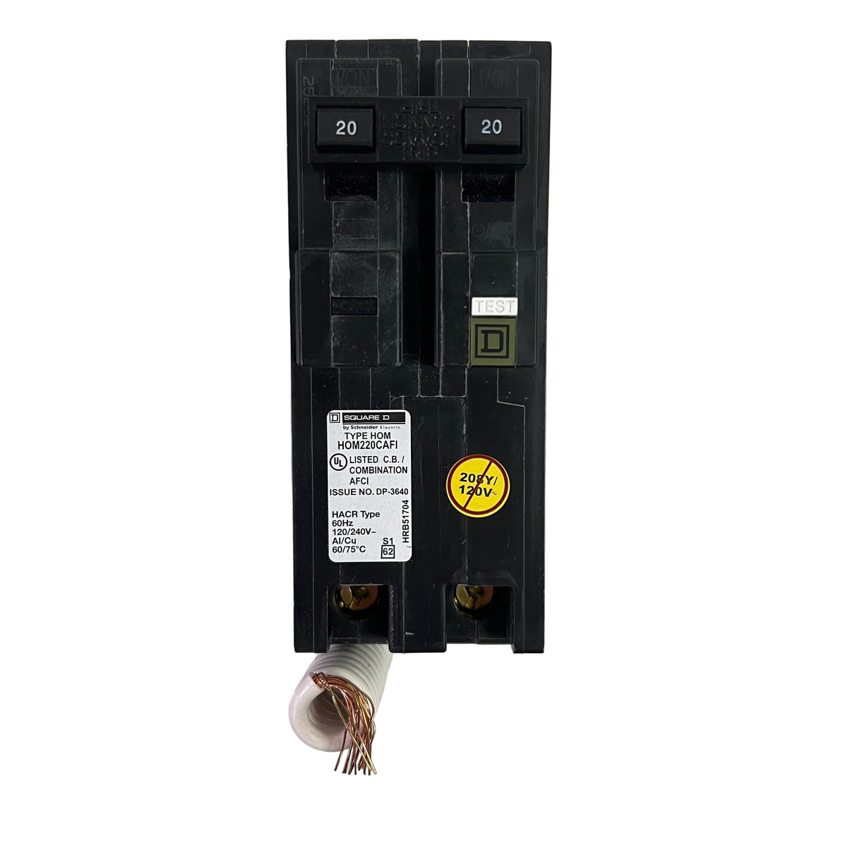Square D - HOM220CAFI  - NEW - Circuit Breaker

