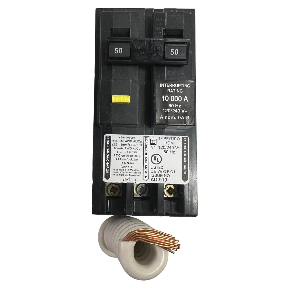 Square D - HOM250GFI  - NEW - Circuit Breaker
