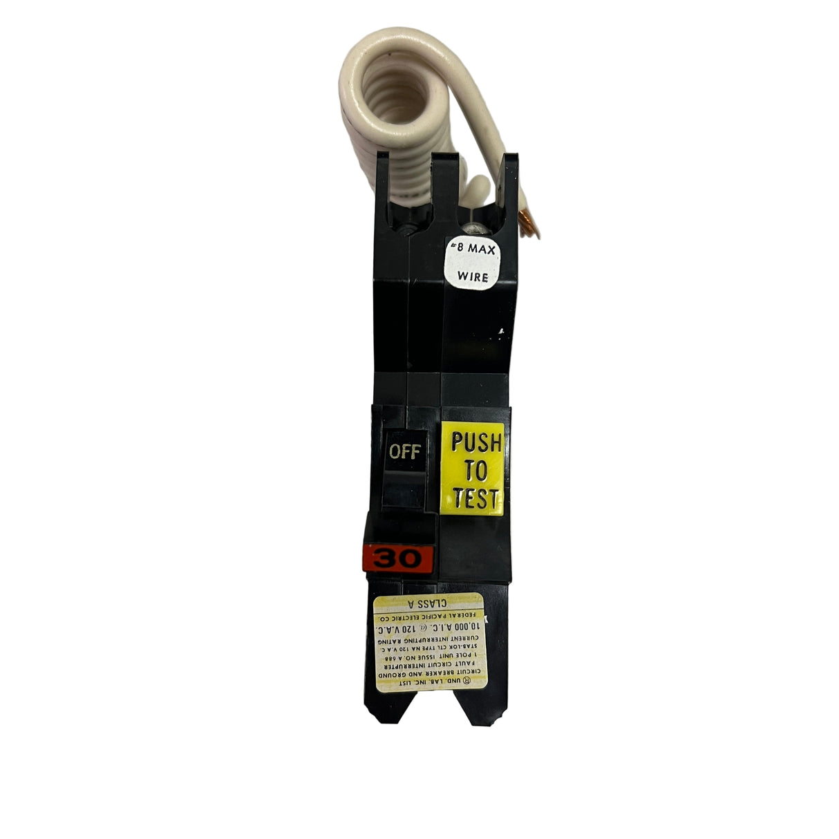 Federal Pacific Electric (FPE) - NAGF30 - NEW - Stab-Lok Ground Fault Circuit Breaker
