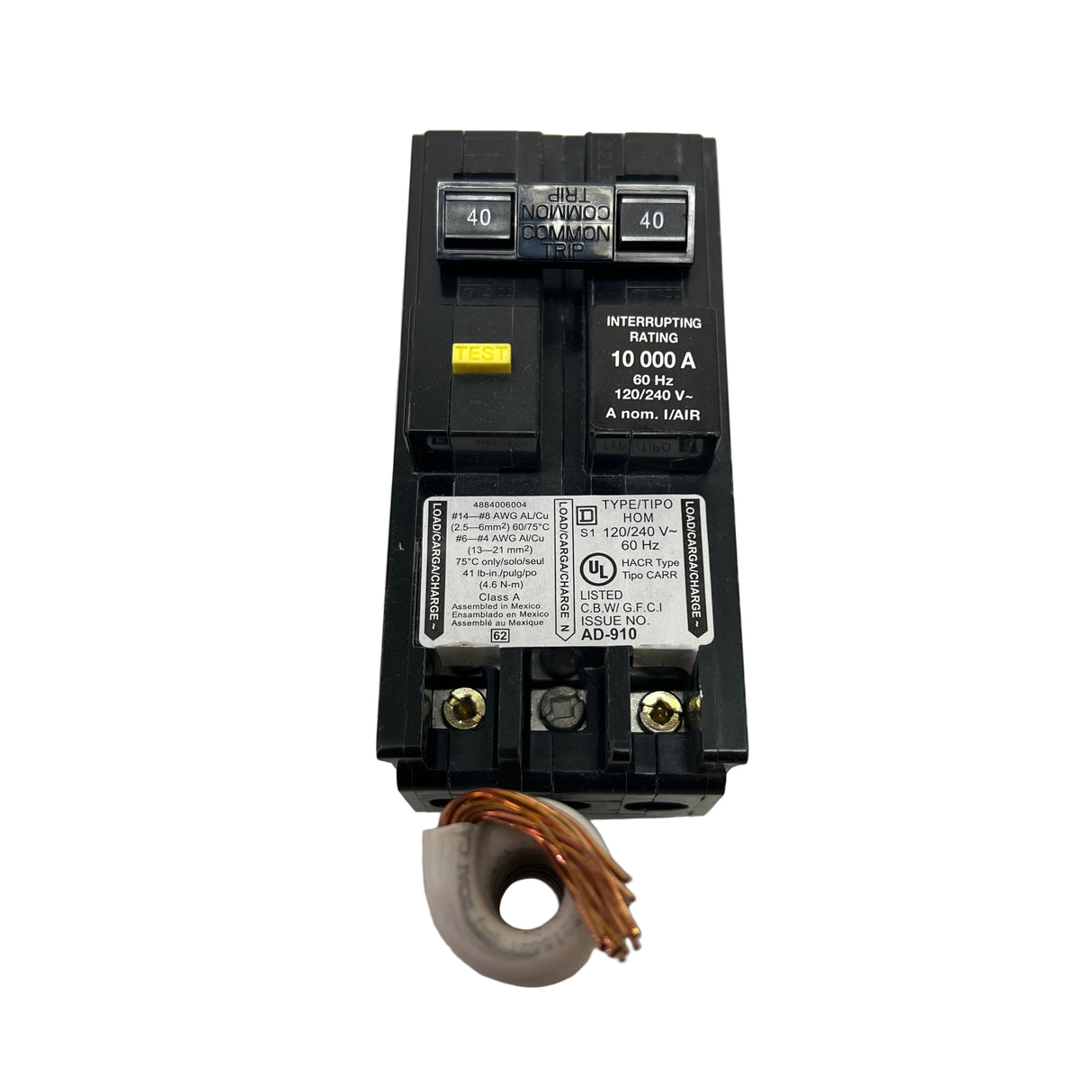 Square D - HOM240GFI  - NEW - Circuit Breaker
