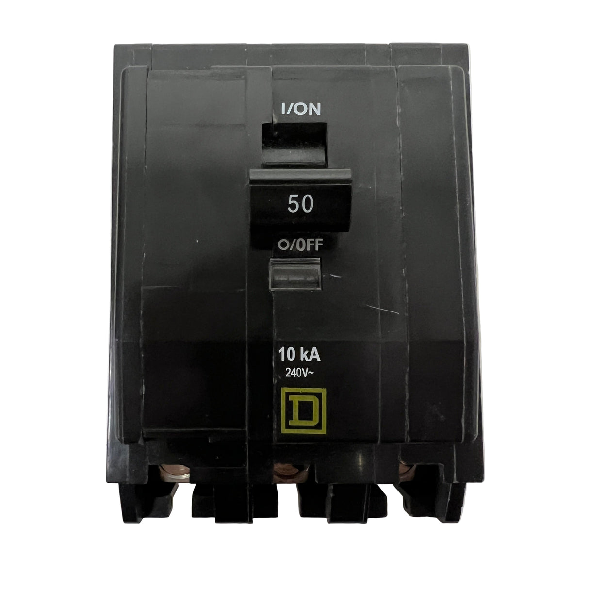 Square D by Schneider Electric - QO350 QO 3 pole 50 amp Plug On 120/240V - NEW Circuit Breaker
