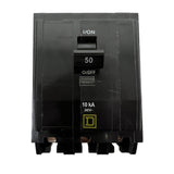 Square D by Schneider Electric - QO350 QO 3 pole 50 amp Plug On 120/240V - NEW Circuit Breaker
