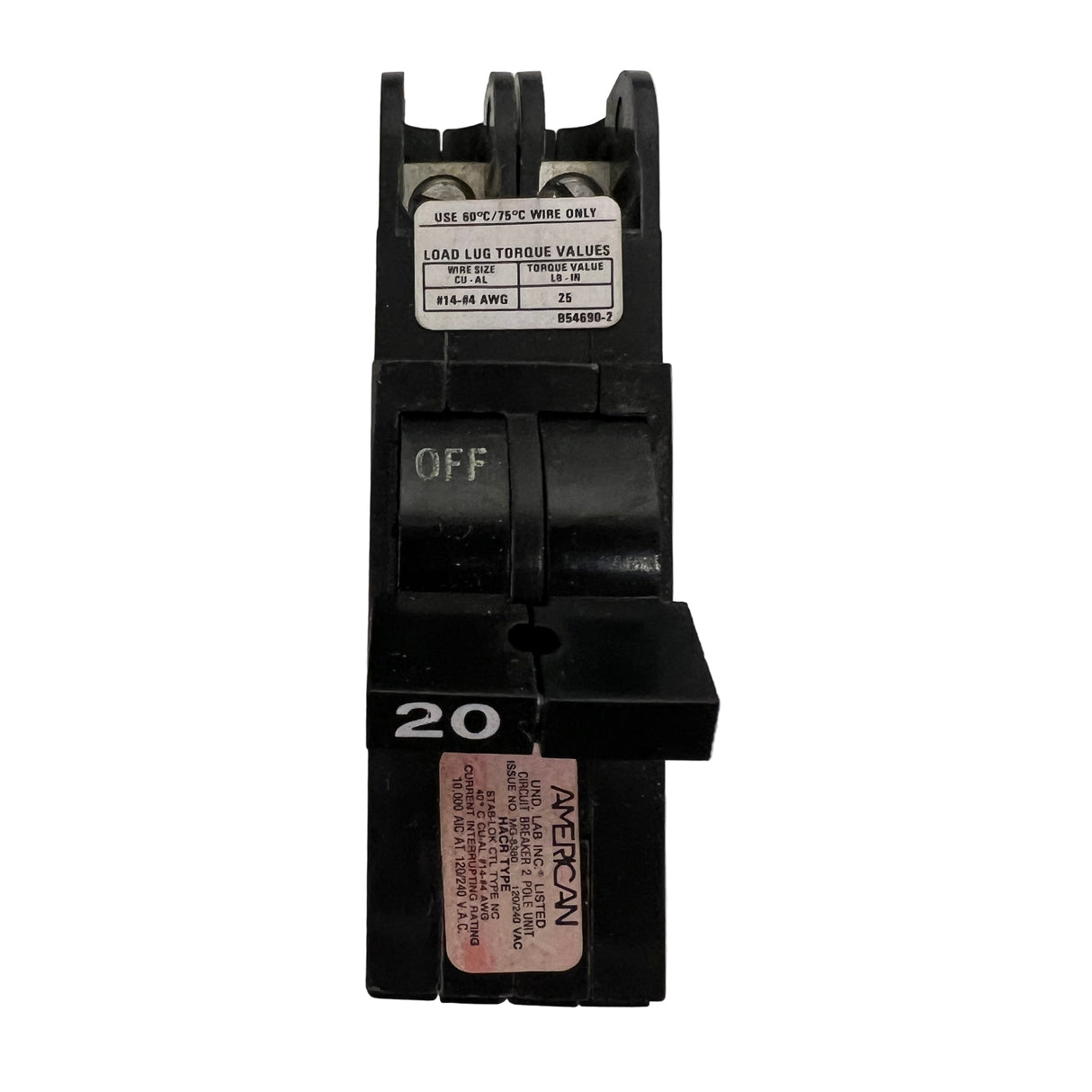 Federal Pacific Electric -  0220 (NC0220 / NC220)  - NEW - Circuit Breaker
