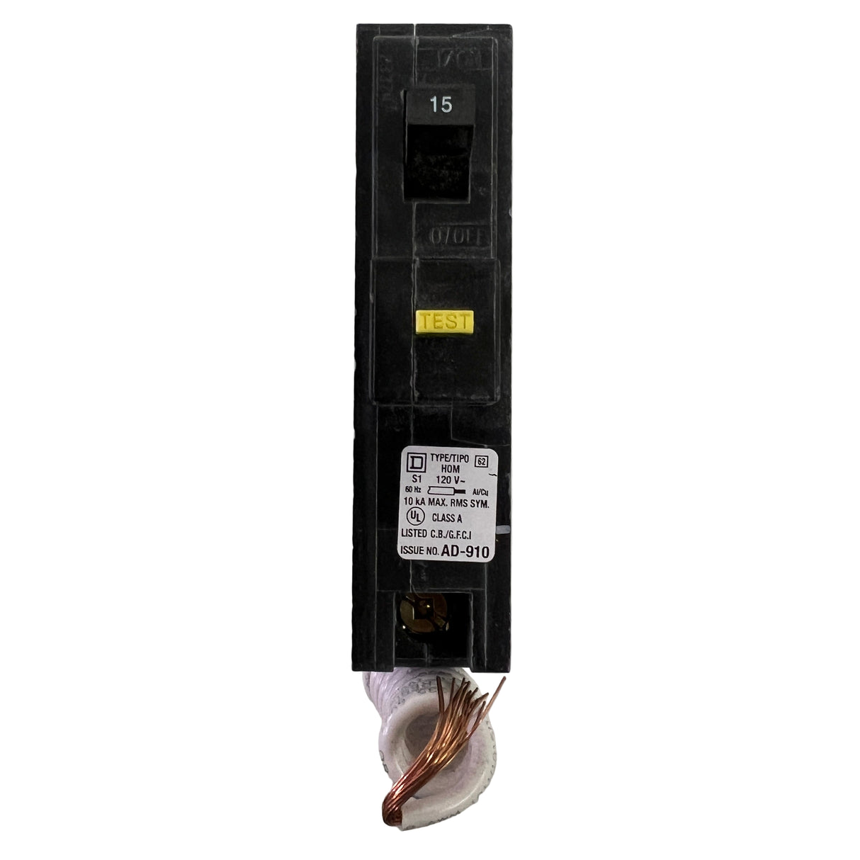 Square D - HOM115GFI - NEW - Circuit Breaker
