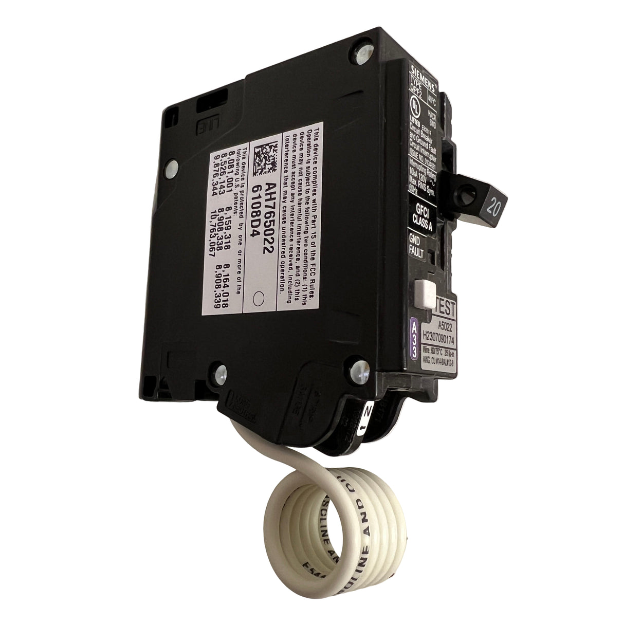 Siemens - QF120A - NEW - Ground Fault Circuit Breaker
