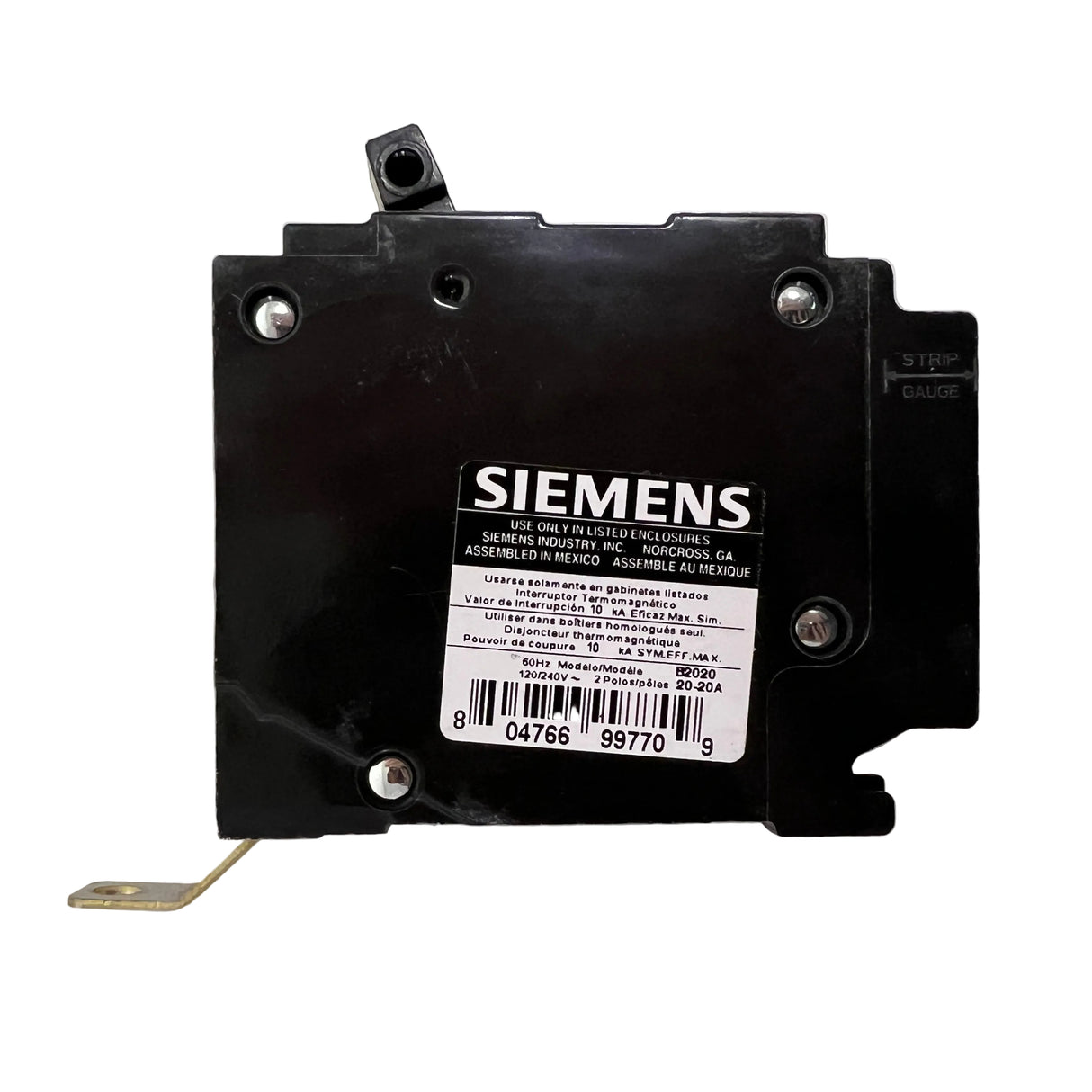 Siemens - B1515 Bolt-On- NEW- Tandem Circuit Breaker
