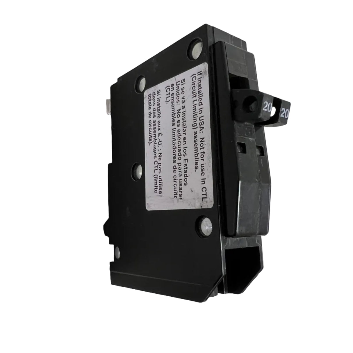 Square D - QO2020 - 2 single poles, 20 amp, Plug-in  - NEW - Tandem Circuit Breaker
