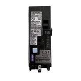 Siemens - Q115DFN 1P 15A Plug-in - NEW - Dual Function (AFCI/GFCI) Circuit Breaker
