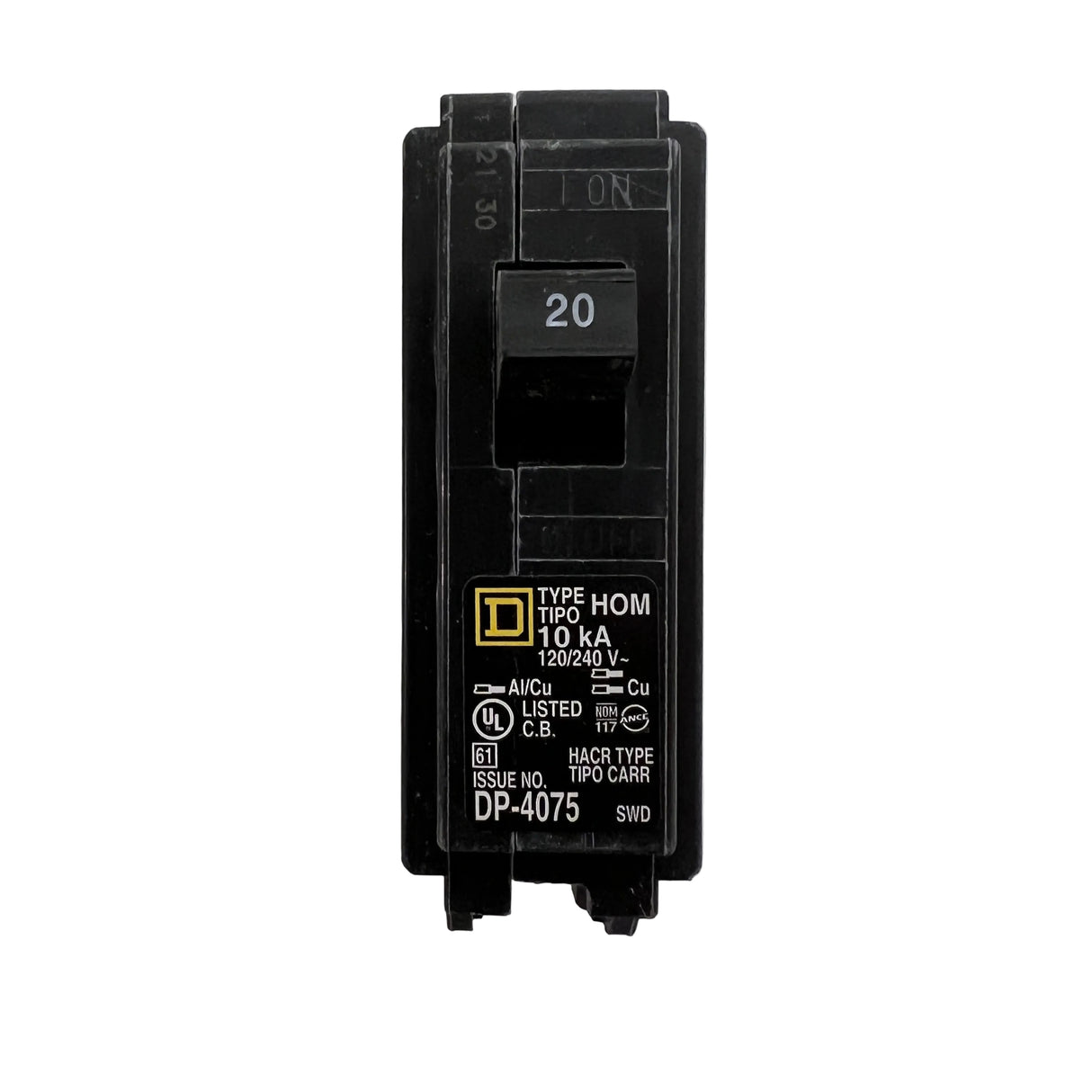 Square D - HOM115 1P 15A Plug-in Homeline - NEW - Circuit Breaker
