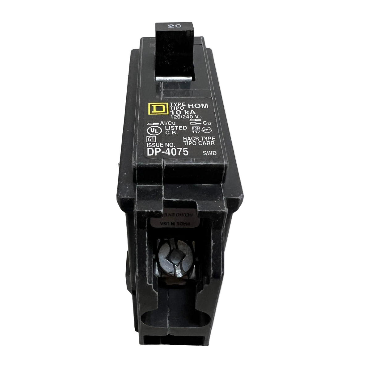 Square D - HOM115 1P 15A Plug-in Homeline - NEW - Circuit Breaker
