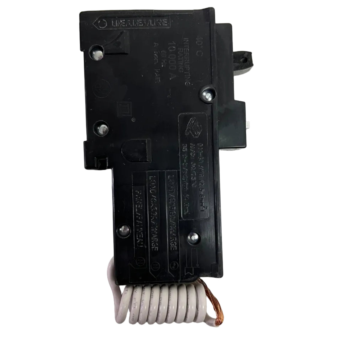 Square D by Schneider Electric - HOM120CAFI 1P 20A Homeline Plug-in Pigtail Neutral - NEW - Arc Fault Circuit Breaker

