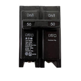 Eaton - BR250 2 Pole 50 Amp BR 120/240VAC - NEW - Circuit Breaker
