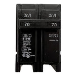 Eaton - BR270 - 2 pole 70 amp Plug-in BR Frame - NEW - Circuit Breaker
